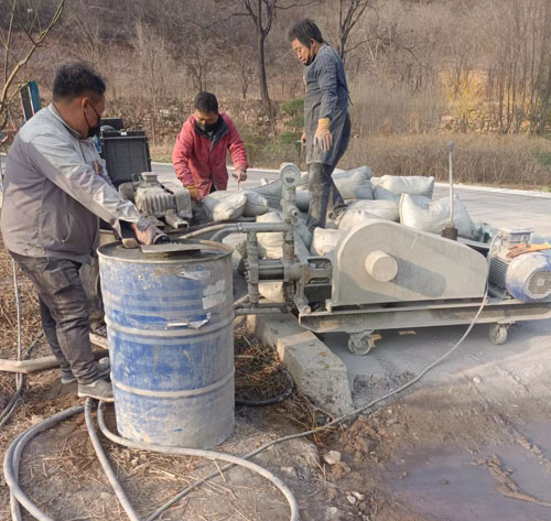 乐平路面下沉注浆